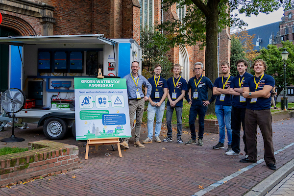 Studenten bouwen groene waterstofaggregaat